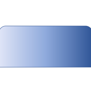 Poêle Baden - Vitre Façade à 2 Angles Arrondis - Philippe Design