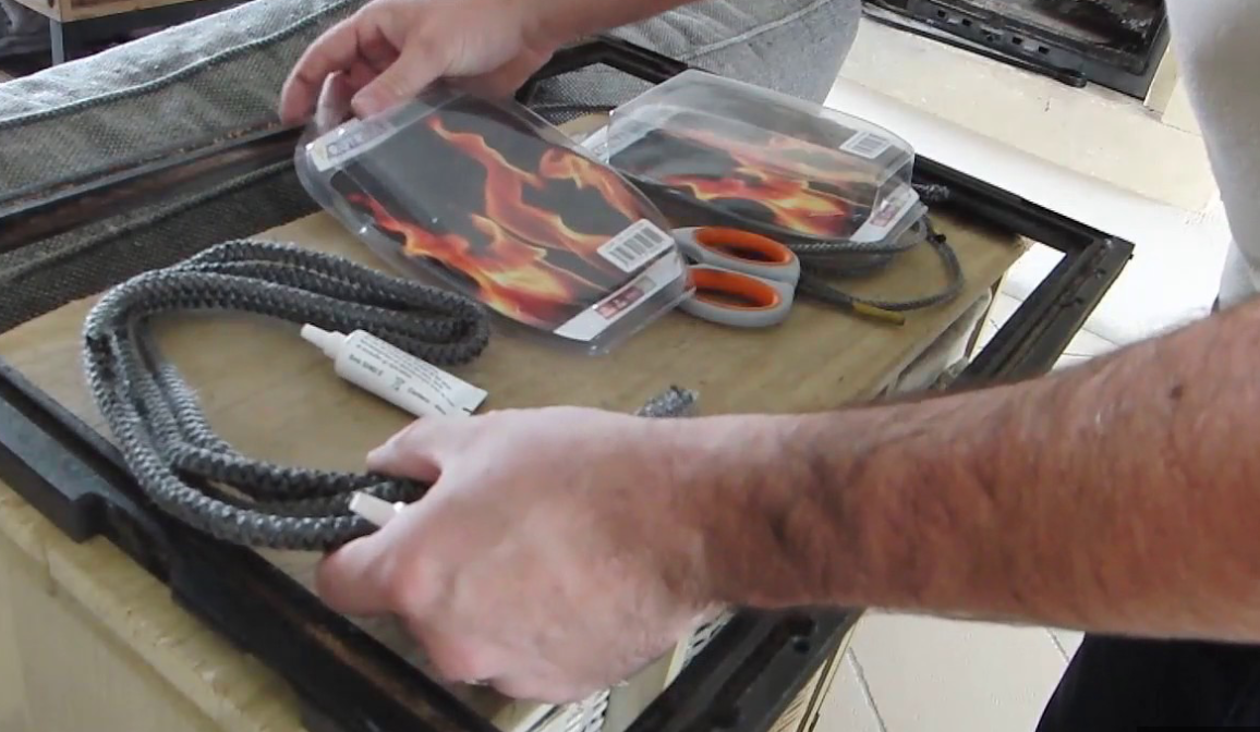 changement de joint insert poêle