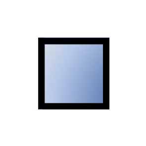 vitre carree serigraphie