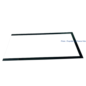 Vitre Sérigraphiée pour Insert 1002-2 vitres