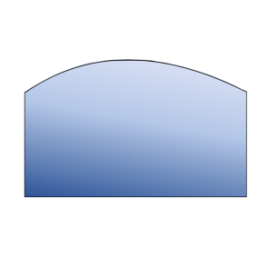 vitre cintrée poêle