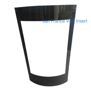 vitre face corrano philippe godin galbée sérigraphiée