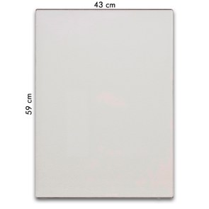 Poêle Nevada - Vitre Façade - Panadero - 590x430x4mm