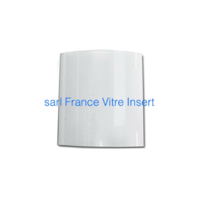 Poêle Novo (version 420mm) - Vitre Façade Galbée - Dan Skan - 315x420x4mm